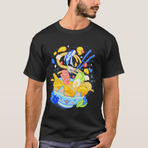 T-shirt Kawaii Ramen Noodle Bowl Otaku Japonais