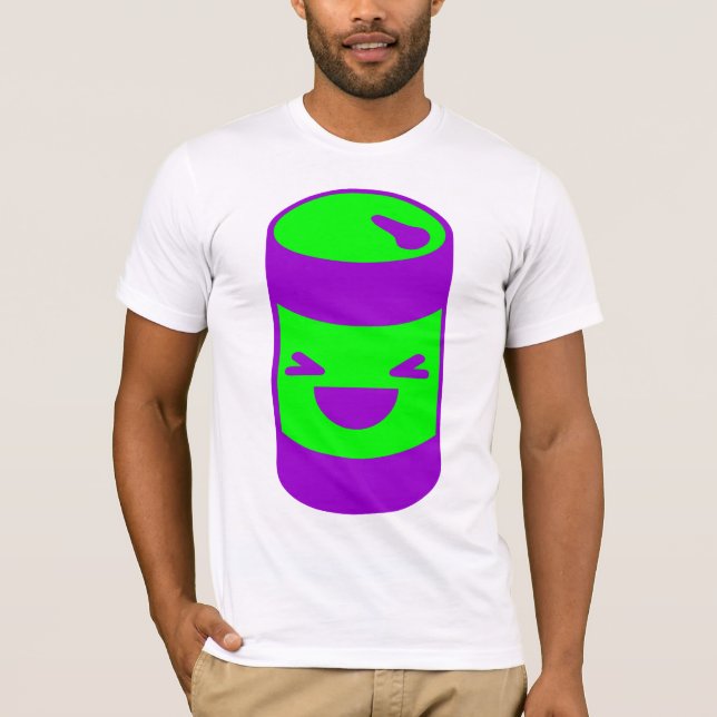T-shirt Kawaii Rave Soda Pop Can (Devant)