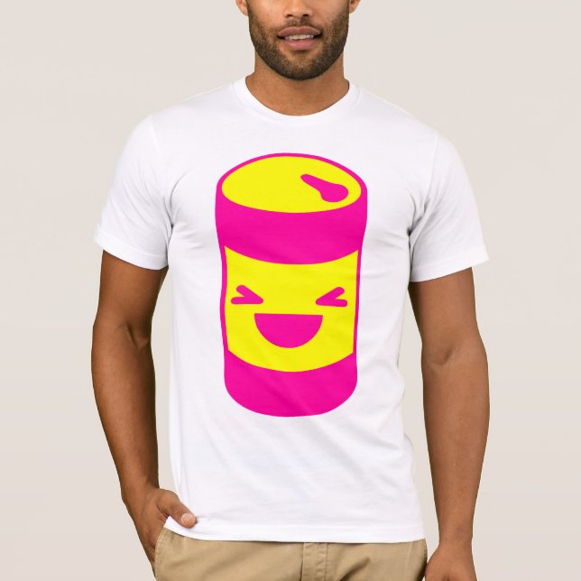 T-shirt Kawaii Rave Soda Pop Can (Devant)