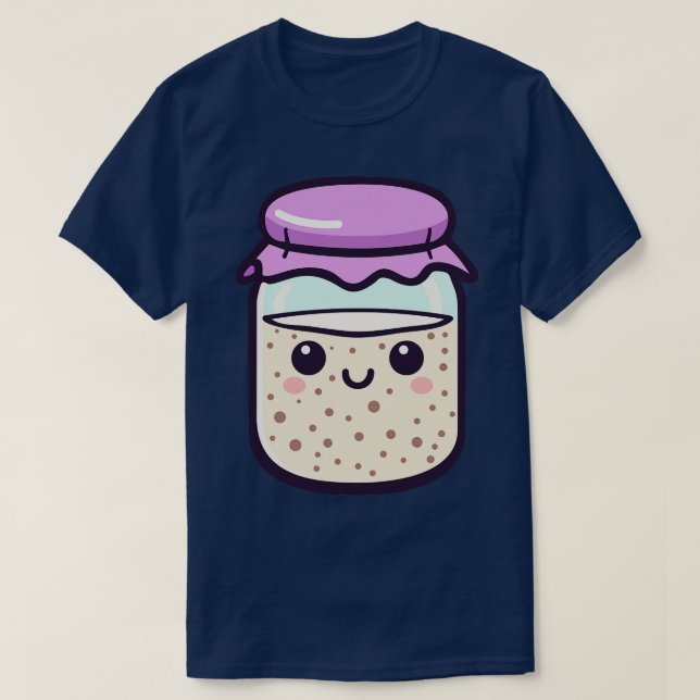 T-shirt Kawaii Sourdough Starter 1 (Design devant)