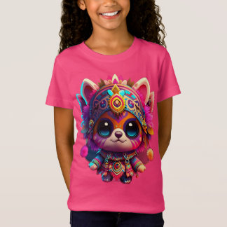 T-Shirt Kawaii Style Kaleidoscope coloré