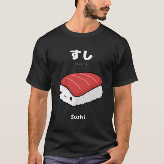 T-shirt Kawaii Sushi Langue Japonaise Pour Les Amateurs D'