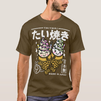 T-shirt Kawaii Taiyaki Japonais Nourriture Cuisine Aesthét