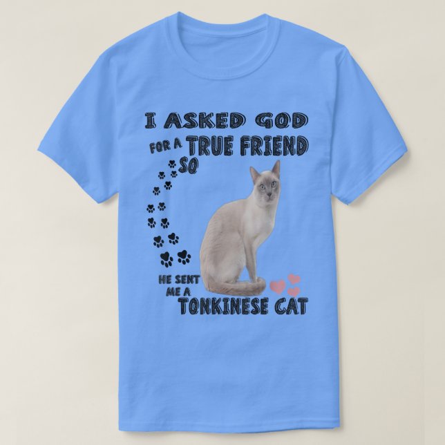 T-shirt Kawaii Tonk Kitten Citer Maman Papa Imprimer (Design devant)