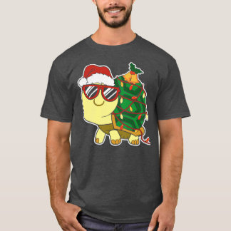 T-shirt Kawaii Tortue Kame Arbre de Noël