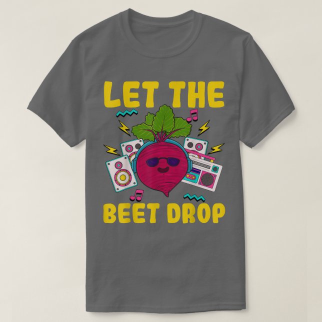 T-shirt Kawaii Vegetable Pun Vegan Music Amateurs de Beet  (Design devant)