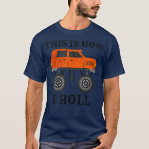 T-shirt Kawaii Voici Comment Je Roule 4x4 Car Monster Cami