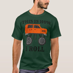 T-shirt Kawaii Voici Comment Je Roule 4x4 Car Monster Cami