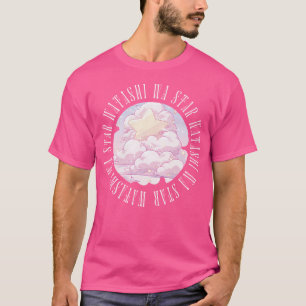 T-shirt Kawaii Watashi Wa Star Japonais Rap Rose Star Anim