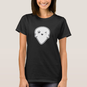 T-shirt Kawaii Winking Vêtements Fantôme