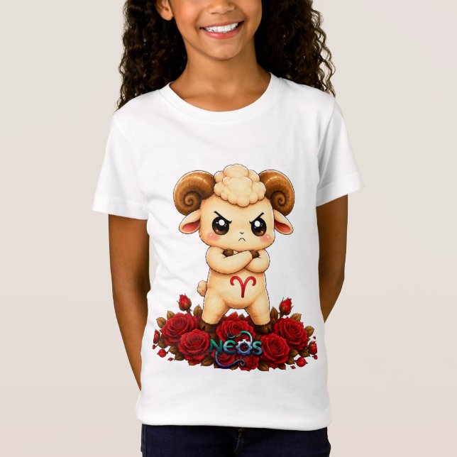 T-Shirt Kawaii Zodiac Neos Bélier (Devant)