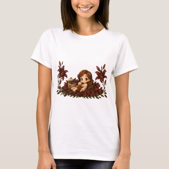T-shirt Kawaii Zodiac Neos Vierge (Devant)