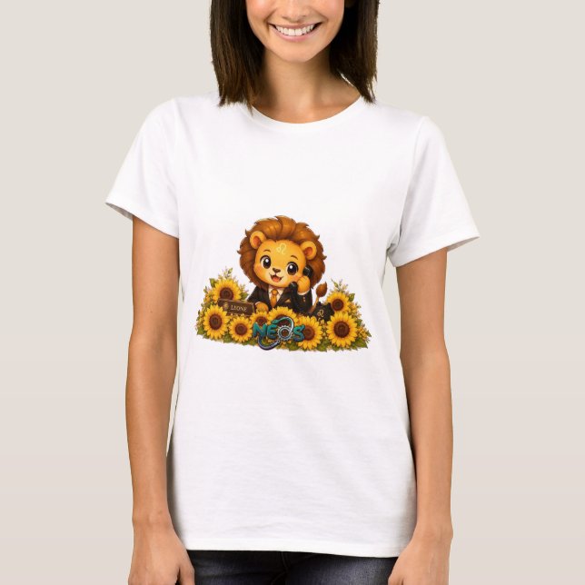 T-shirt Kawaii Zodiaque Neos Lion (Devant)