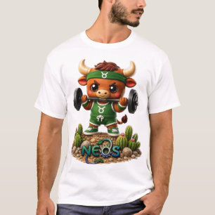 T-shirt Kawaii Zodiaque Neos Taureau