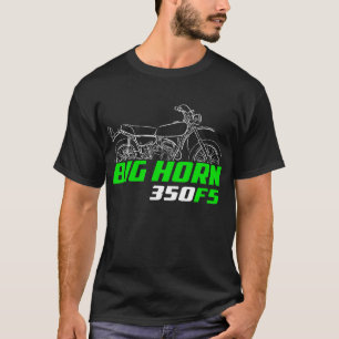 T-shirt Kawasaki 350 F5 Big Horn 1970-1971