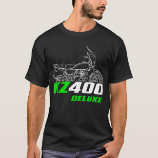 T-shirt Kawasaki KZ400 Deluxe 1976-1977