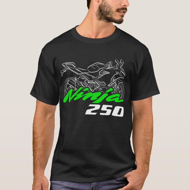T-shirt Kawasaki Ninja 250 2018-2025 (Devant)