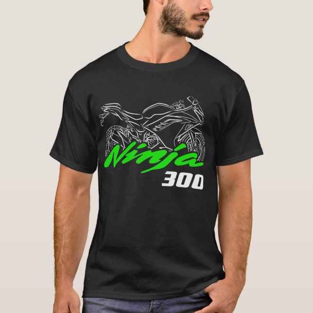 T-shirt Kawasaki Ninja 300 2013-2025 (Devant)