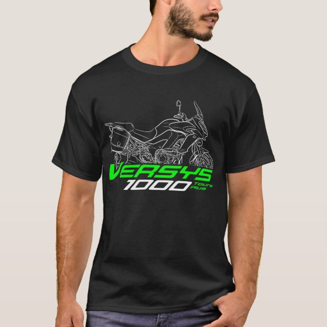 T-shirt Kawasaki Versys 1000 Tourer Plus 2015-2018 (Devant)