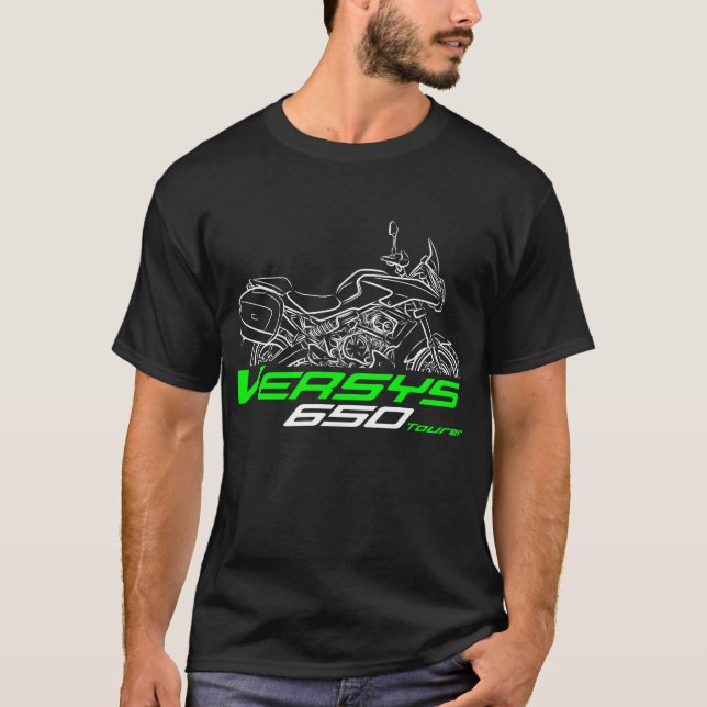T-shirt Kawasaki Versys 650 Tourer 2010-2014 (Devant)