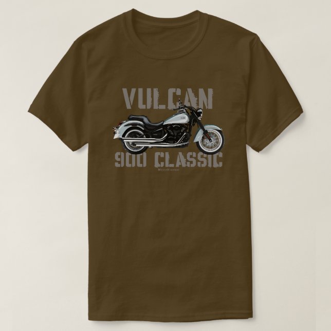 T-shirt Kawasaki Vulcan 900 Classique blanc sg (Design devant)
