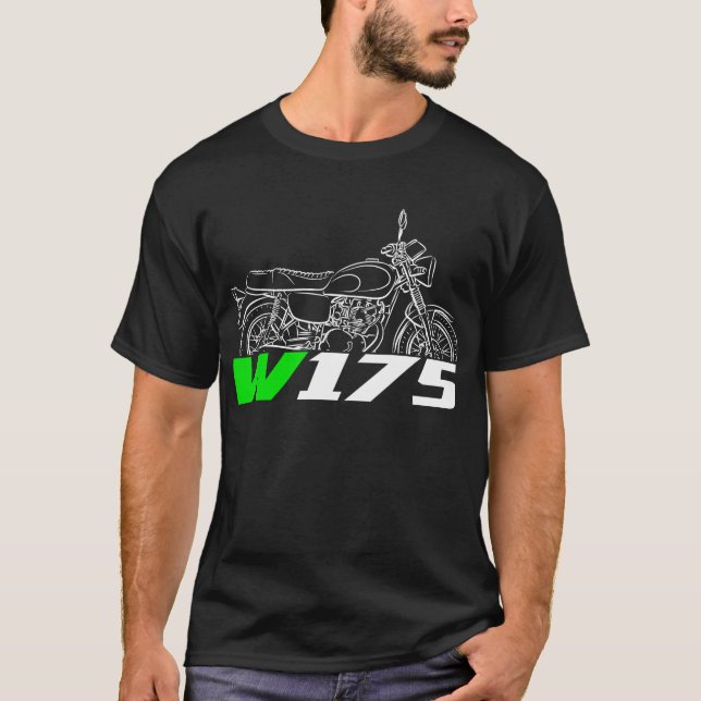 T-shirt Kawasaki W175 2017-2024 (Devant)