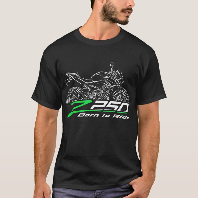 T-shirt Kawasaki Z250 2019-2025 (Devant)