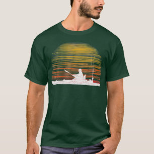 T-shirt Kayak Basse Pêche Kayak Pêcheur Kayak Pêcheur pêch