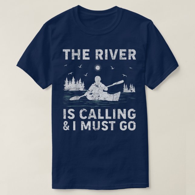 T-shirt Kayak Boat Kayaking (Design devant)
