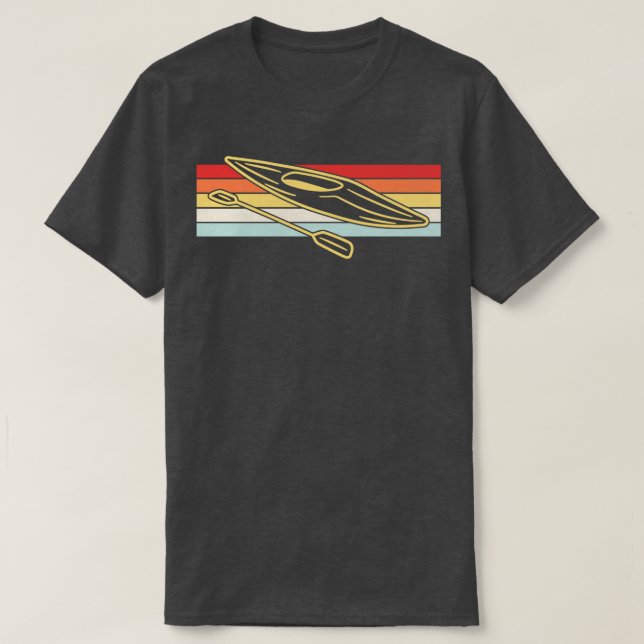 T-shirt Kayak Canoë Rétro 1 (Design devant)
