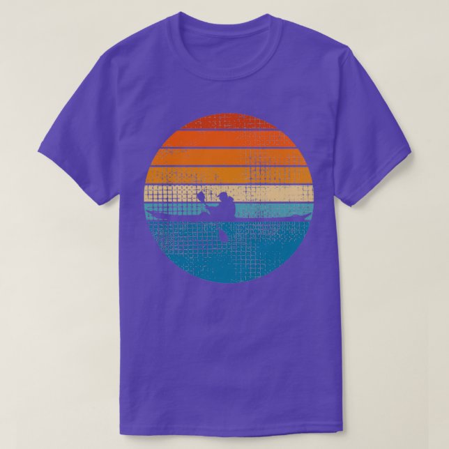 T-shirt Kayak Canoë Rétro 1 (Design devant)