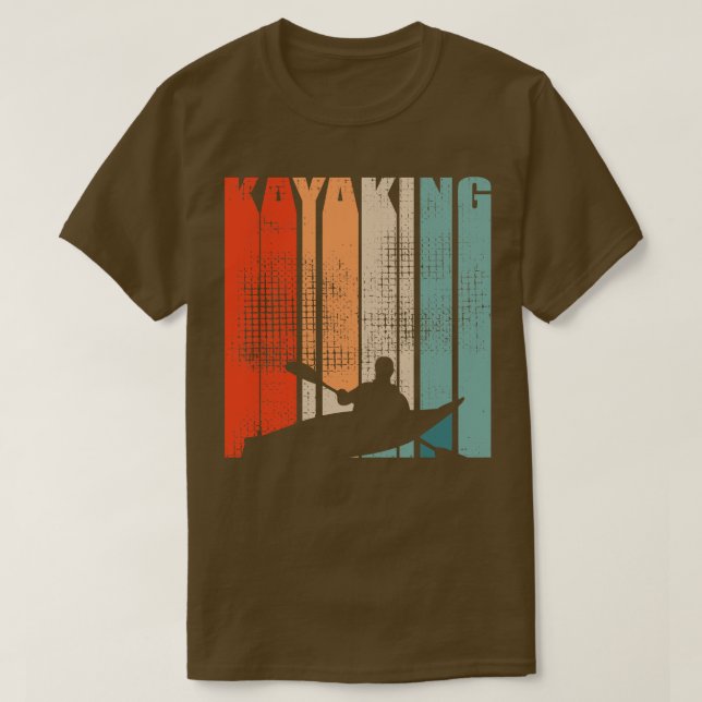 T-shirt Kayak Canoë Retro 3 (Design devant)