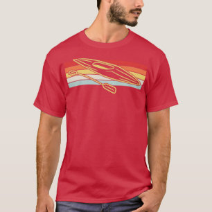 T-shirt Kayak Canoë Retro 4