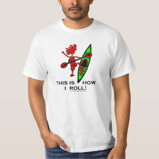 T-shirt Kayak ceci est comment je roule II