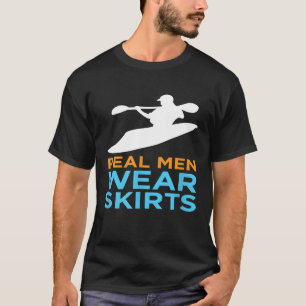 T-shirt kayak de rivière FUNNY - Les vrais hommes 