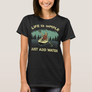 T-shirt Kayak Drôle Pour Hommes Femmes Paddle Canoë Lov