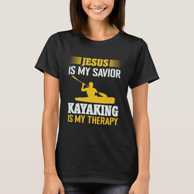T-shirt Kayak et Jésus (Devant)