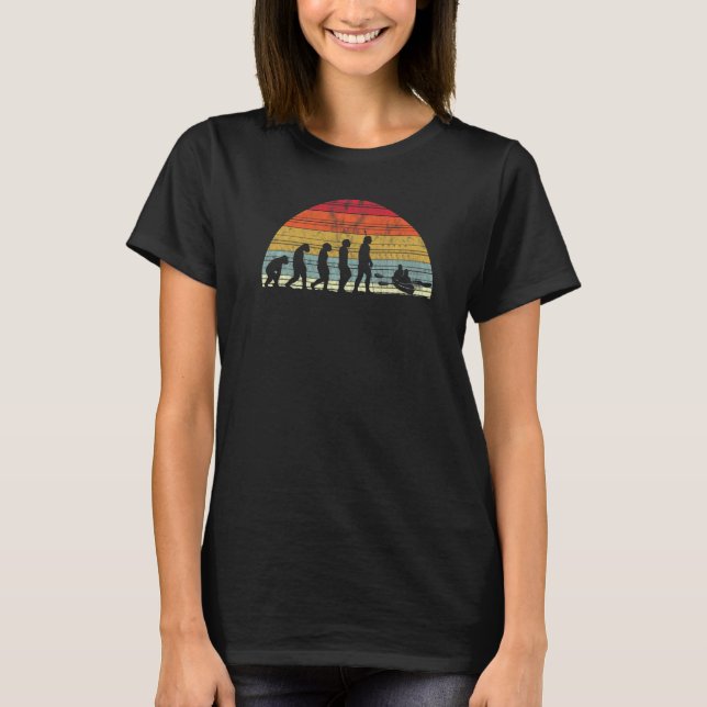 T-shirt Kayak Evolution Evolution De Man Kanu Canoeing & (Devant)