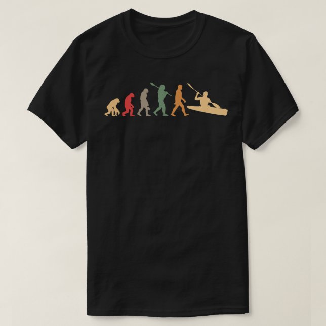 T-shirt Kayak évolution vintage (Design devant)