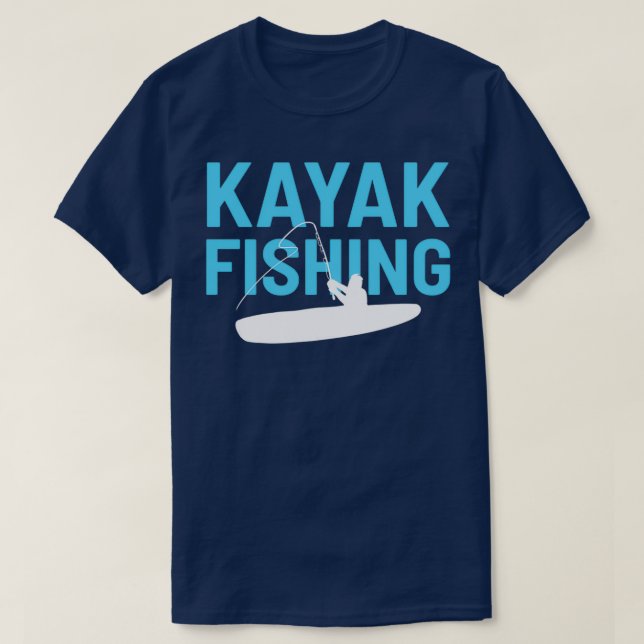 T-shirt Kayak Fishing Angling Kayaker Rower Fisherman Gift (Design devant)