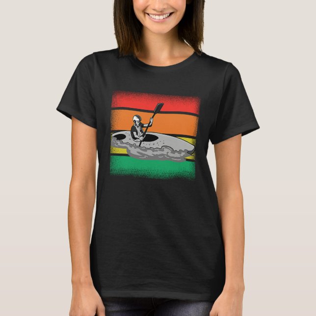 T-shirt Kayak  for men women kayak canoe paddling (Devant)