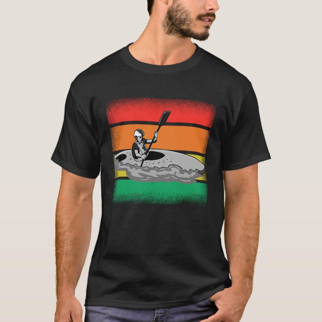 T-shirt Kayak  for men women kayak canoe paddling (Devant)