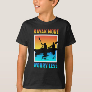 T-shirt Kayak Kayak Canoë Canoë Canoë Paddle Drôle cadeau