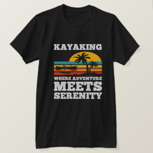 T-shirt Kayak où l'aventure rencontre la sérénité