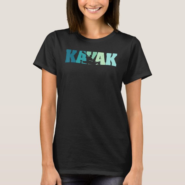 T-shirt Kayak Paddle Boat Canoë 17 (Devant)