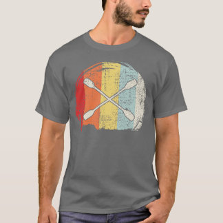 T-shirt Kayak Paddle Retro