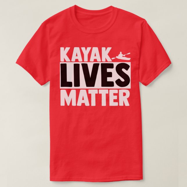 T-shirt Kayak Paddle White Water Rowing Kayaking Boat 7 (Design devant)