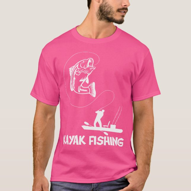 T-shirt Kayak Pêche Basse Pêche Pêche Pêche (Devant)