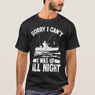 T-shirt Kayak Pêche toute la nuit Kayaking Angler Fisher K