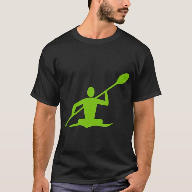 T-shirt Kayak - Vert Martien (Devant)